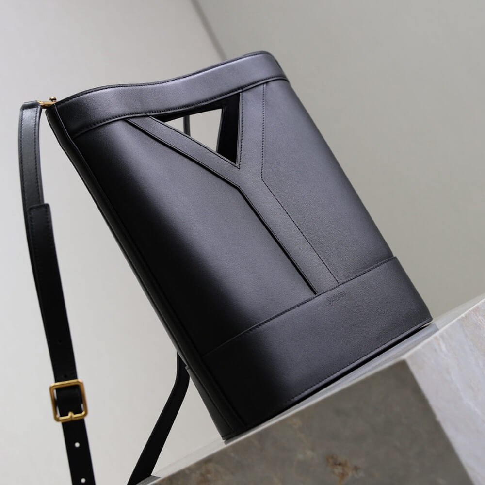 YSL Y small bucket in leather(HIGH-END GRADE)