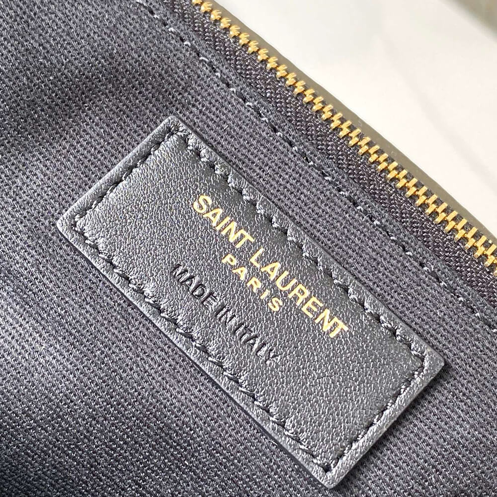 YSL Calypso large in grained lambskin