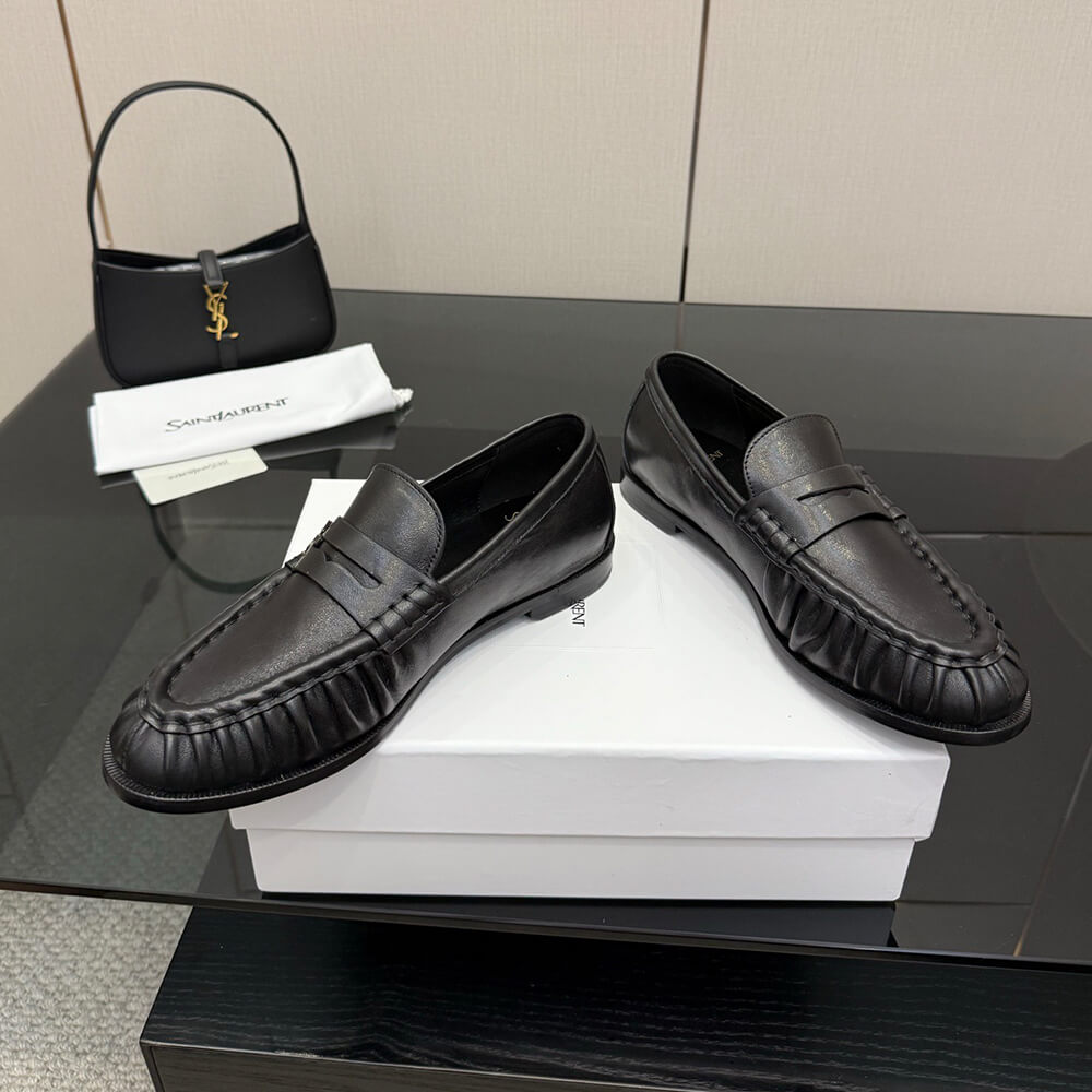 YSL LE LOAFER supple in shiny leather