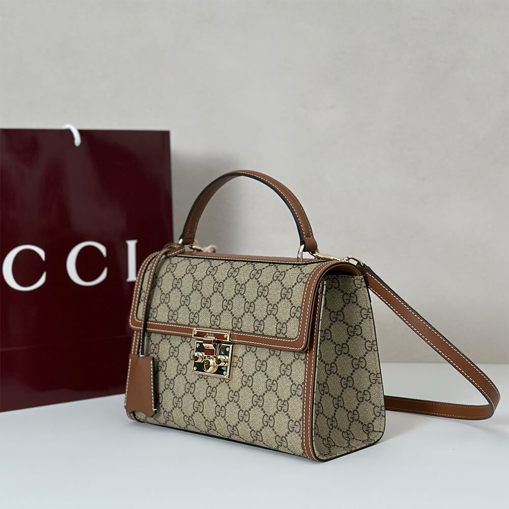 Gucci Padlock medium top handle bag