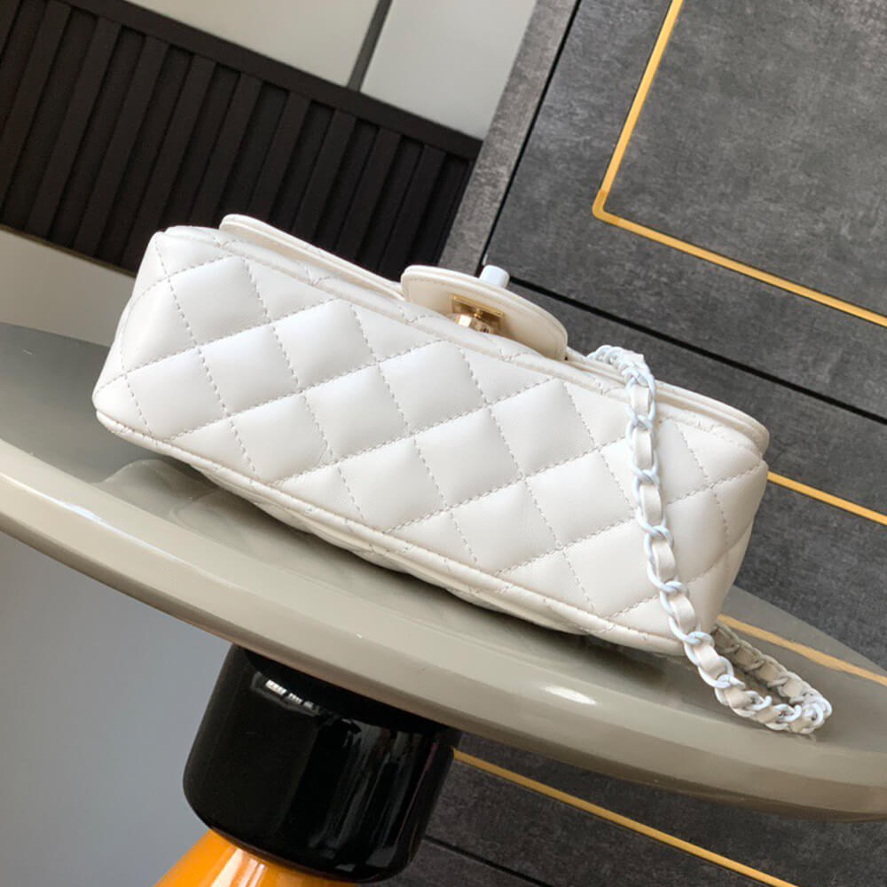 Chanel Mini Flap Bag with Top Handle(HIGH-END GRADE)