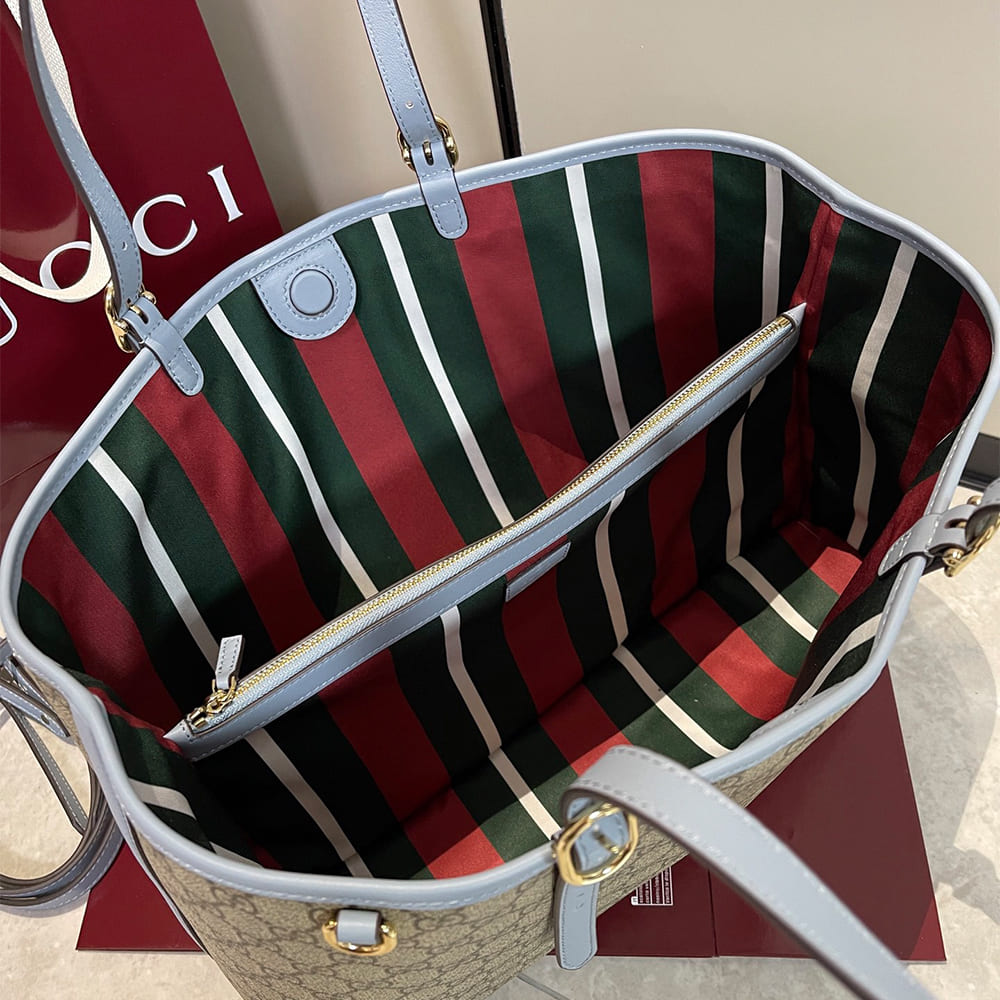 GG Emblem large tote bag