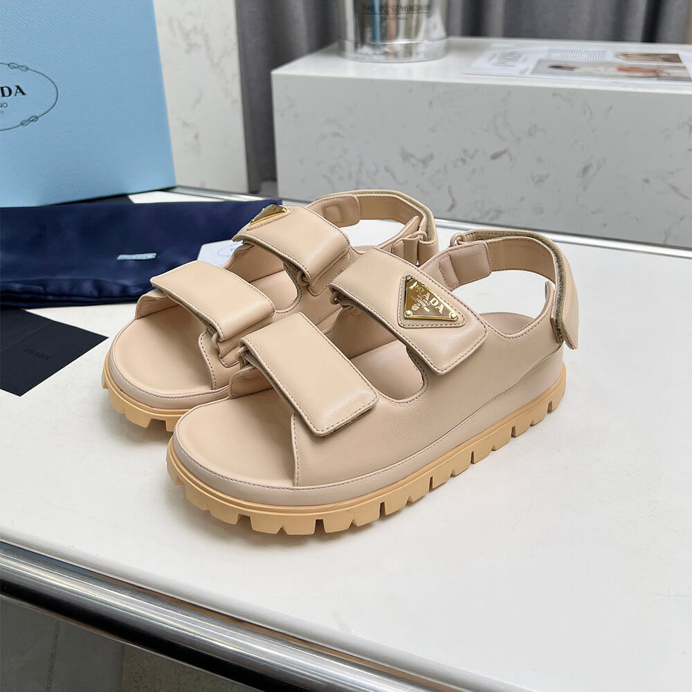 PRADA Nappa leather sandals