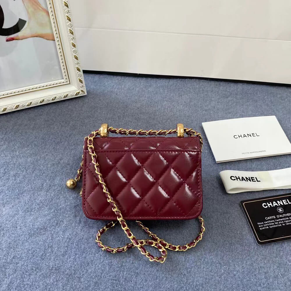 CHANEL Mini Clutch with Chain(high-end grade)
