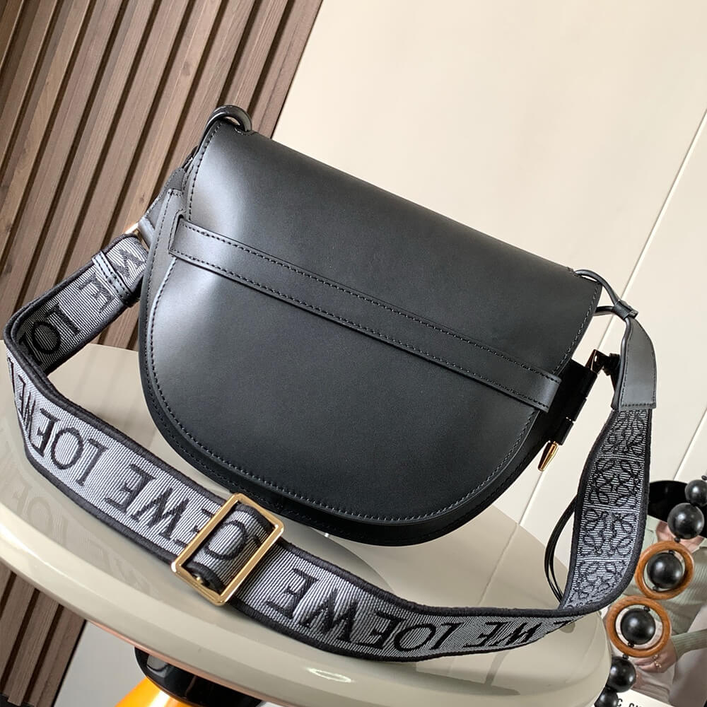 Loewe Small Gate bag in soft calfskin and jacquard