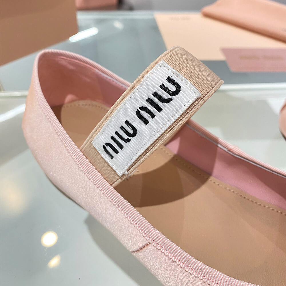 MiuMiu Satin ballerinas