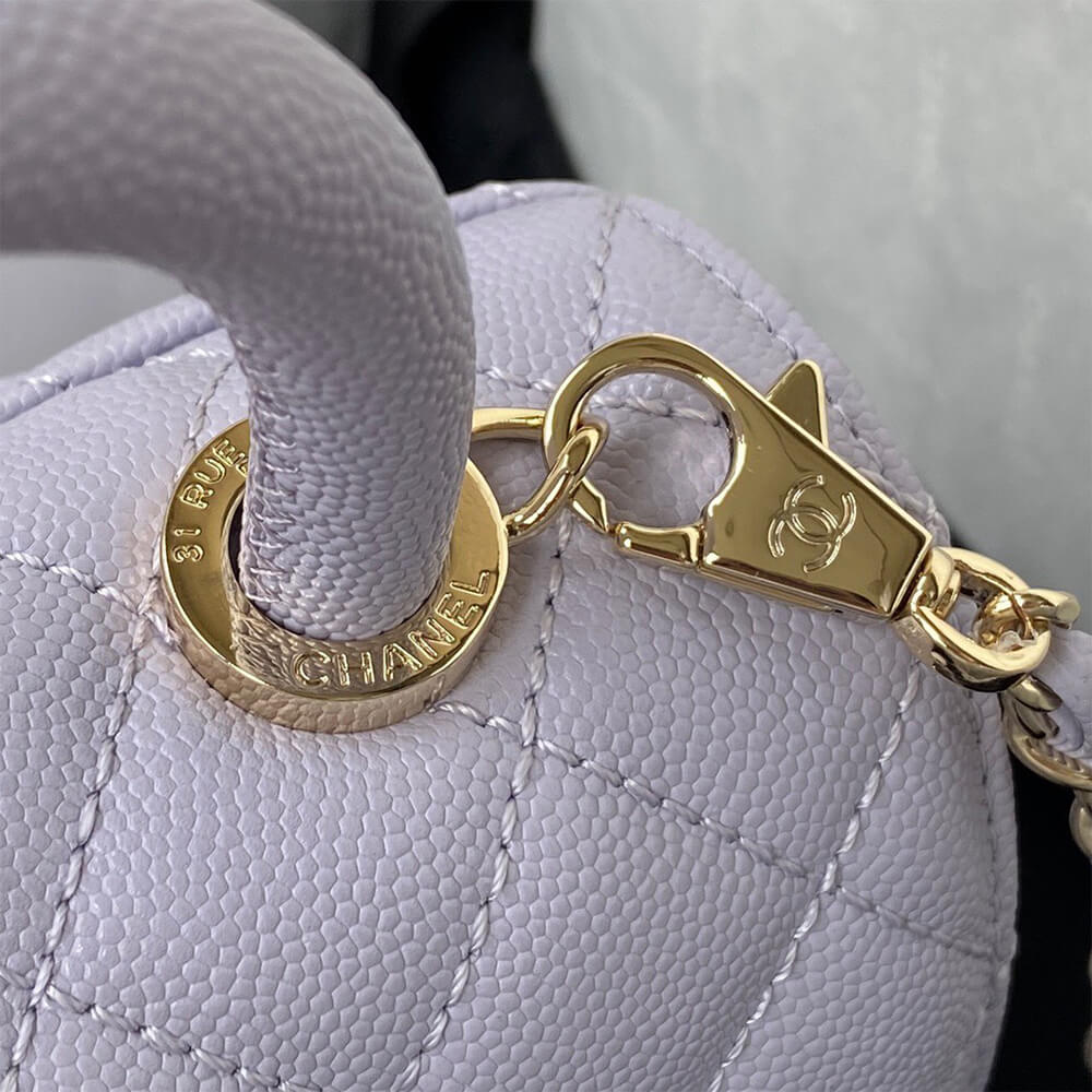 Chanel MINI COCO Handle Bag(HIGH-END GRADE)